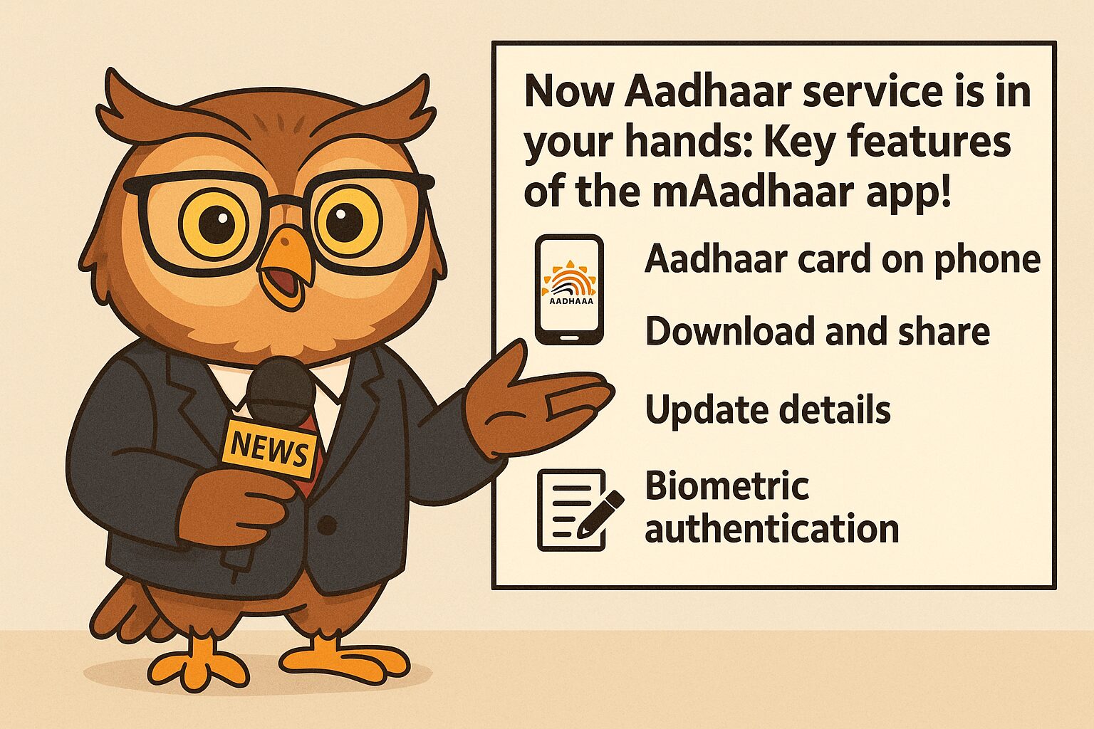 இனி ஆதார் சேவை உங்கள் கையில்: mAadhaar செயலியின் முக்கிய அம்சங்கள்!