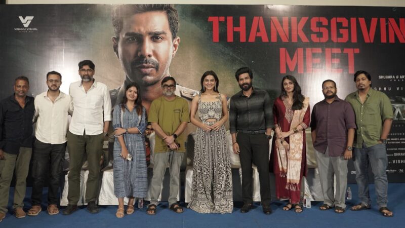 🎬விஷ்ணு விஷாலின் ‘ஆர்யன்’ –  வெற்றிக்கு நன்றி அறிவிப்பு விழா!