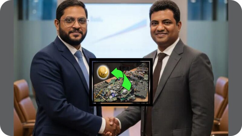 இ-வேஸ்ட் ஜாம்பவானாக மாறும் பிளாக் கோல்ட்: ரீடெக் பங்குகளைக் கைப்பற்றியது!