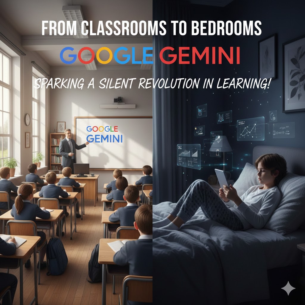 மாணவர்களின் படுக்கையறைக்கே வந்த ‘ஜெமினி’: கல்வியில் கூகுள் நிகழ்த்தும் நிசப்தப் புரட்சி!